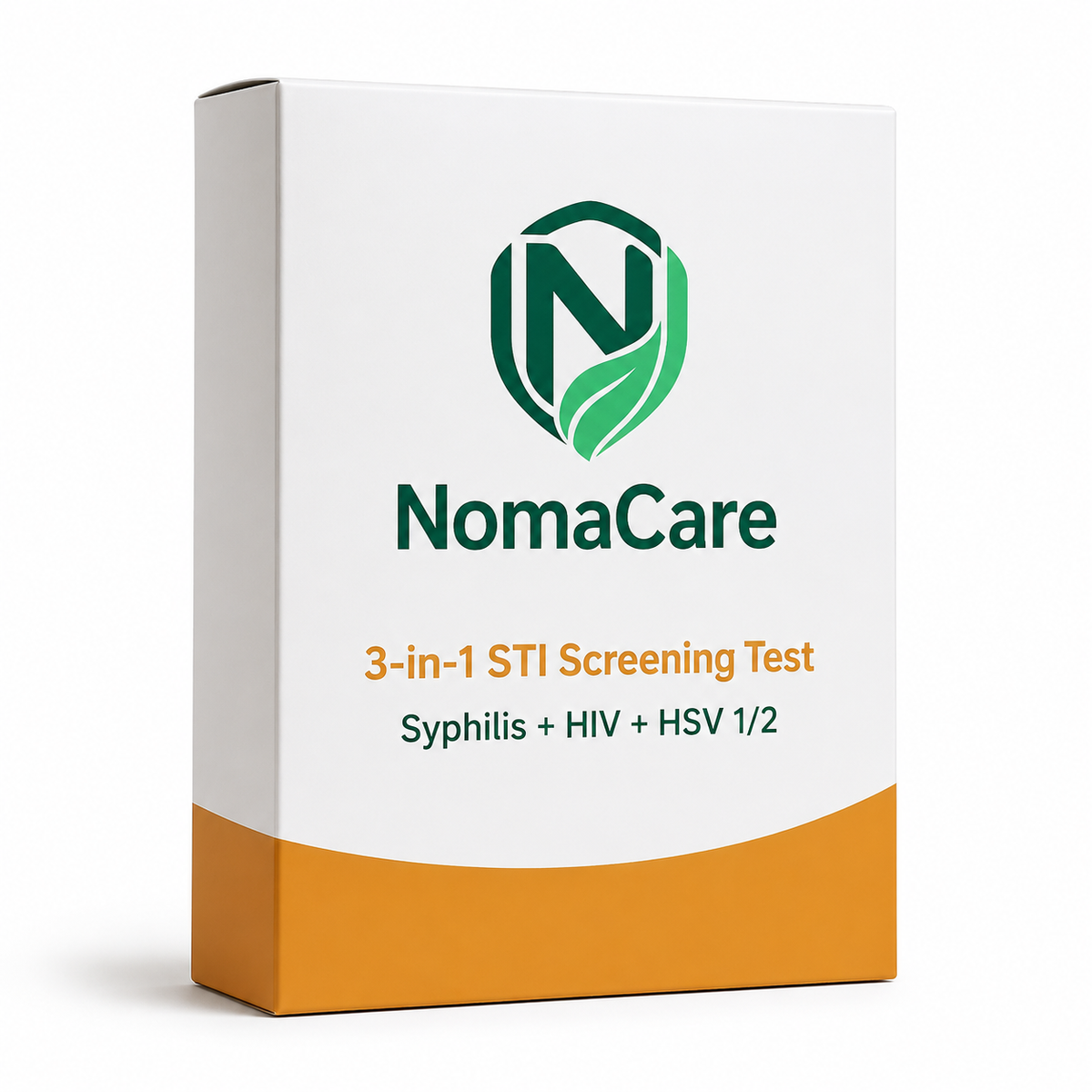 NomaCare 3-in-1 STI screening test sealed retail package
