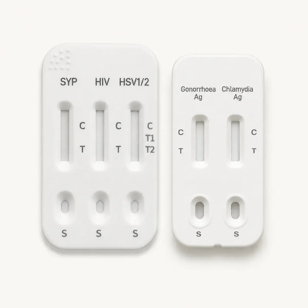 NomaCare 5-in-1 kit with separate 3-in-1 and 2-in-1 screening cassettes