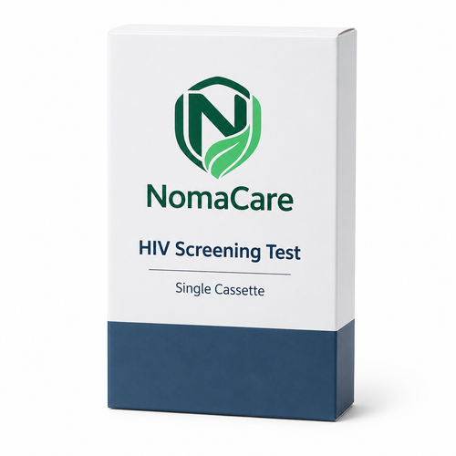 NomaCare HIV screening test single-cassette sealed retail package